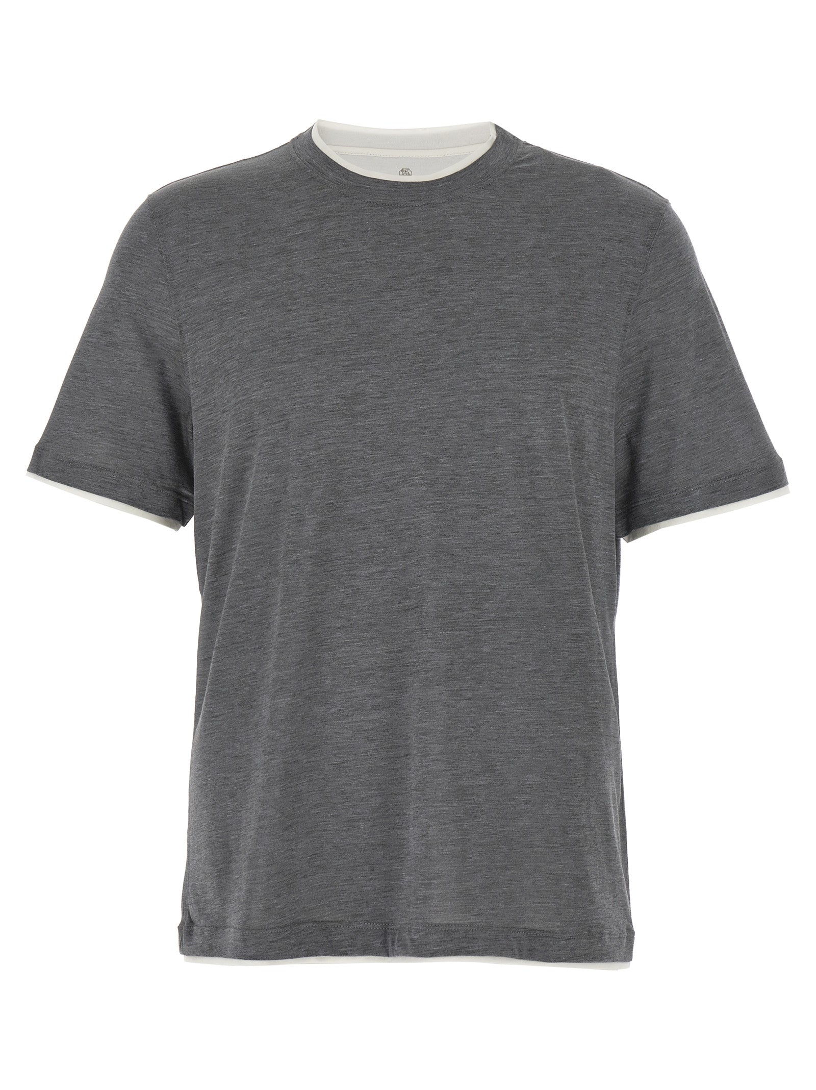 Brunello Cucinelli Men Layered T-Shirt