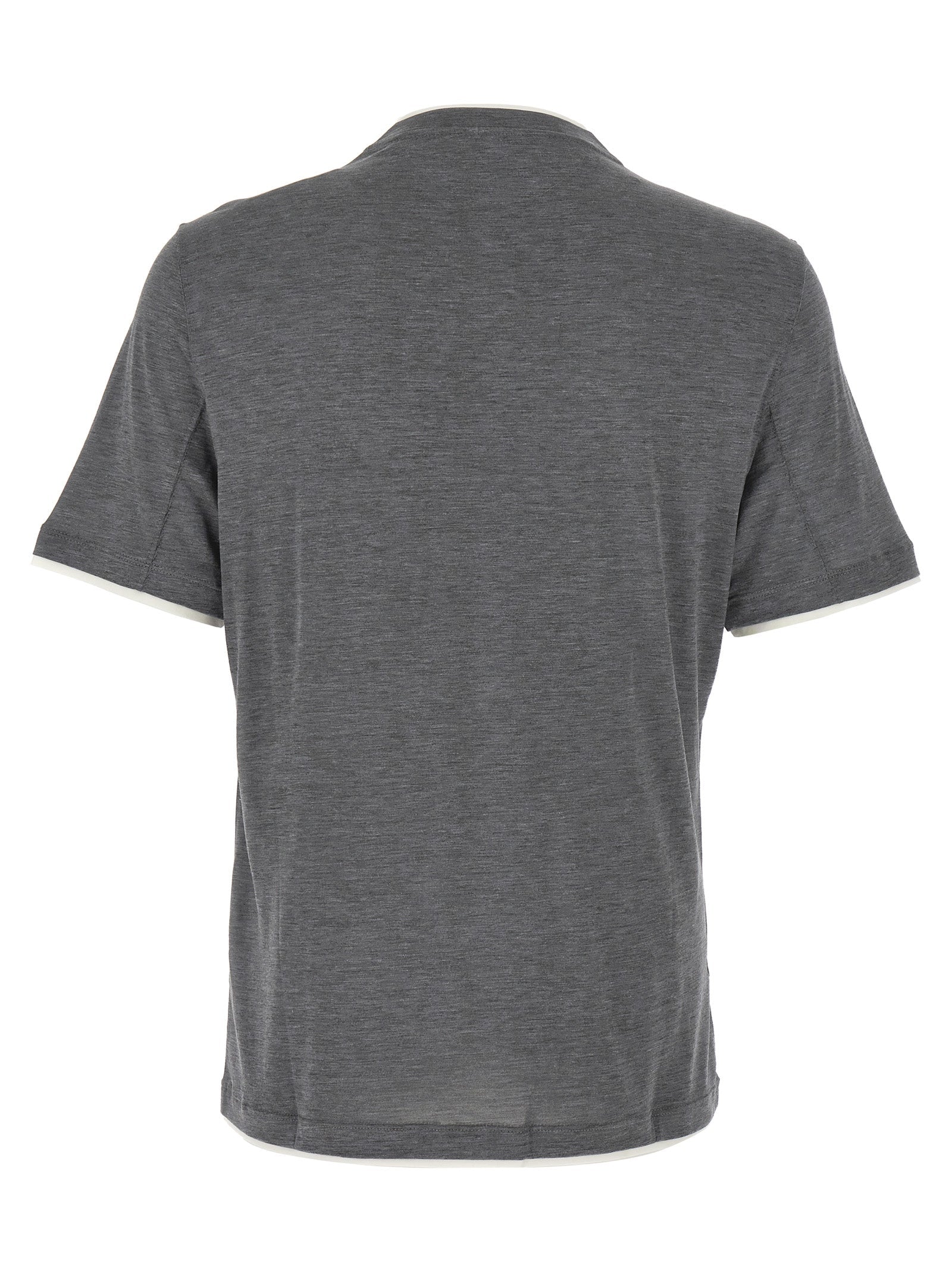 Brunello Cucinelli Men Layered T-Shirt
