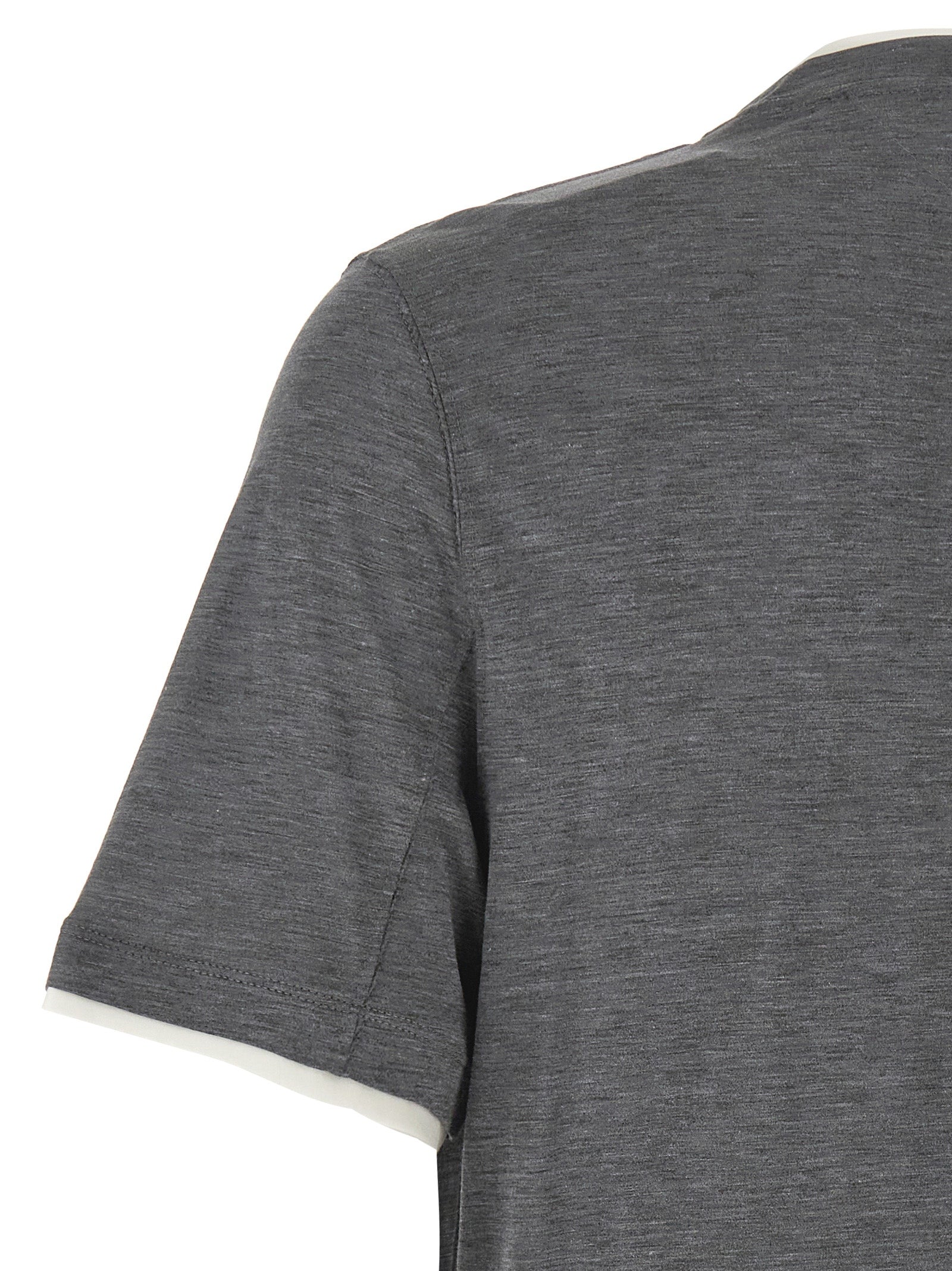 Brunello Cucinelli Men Layered T-Shirt