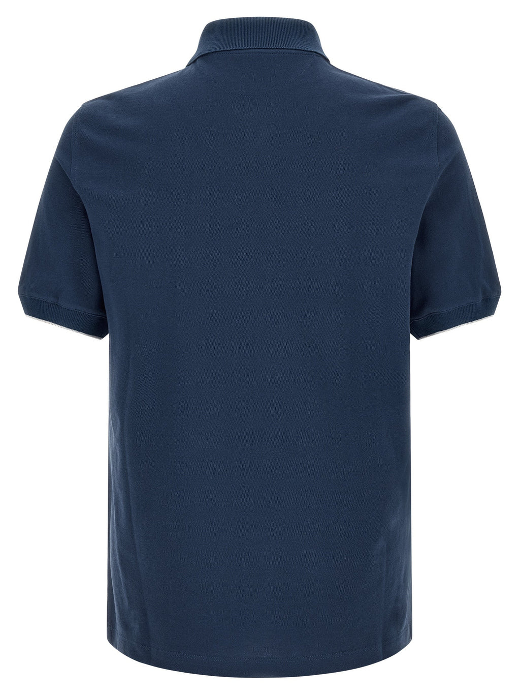 Brunello Cucinelli Men Logo Piqué Polo Shirt