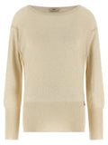 Herno Women Lamé And Sequin Yarn Sweater