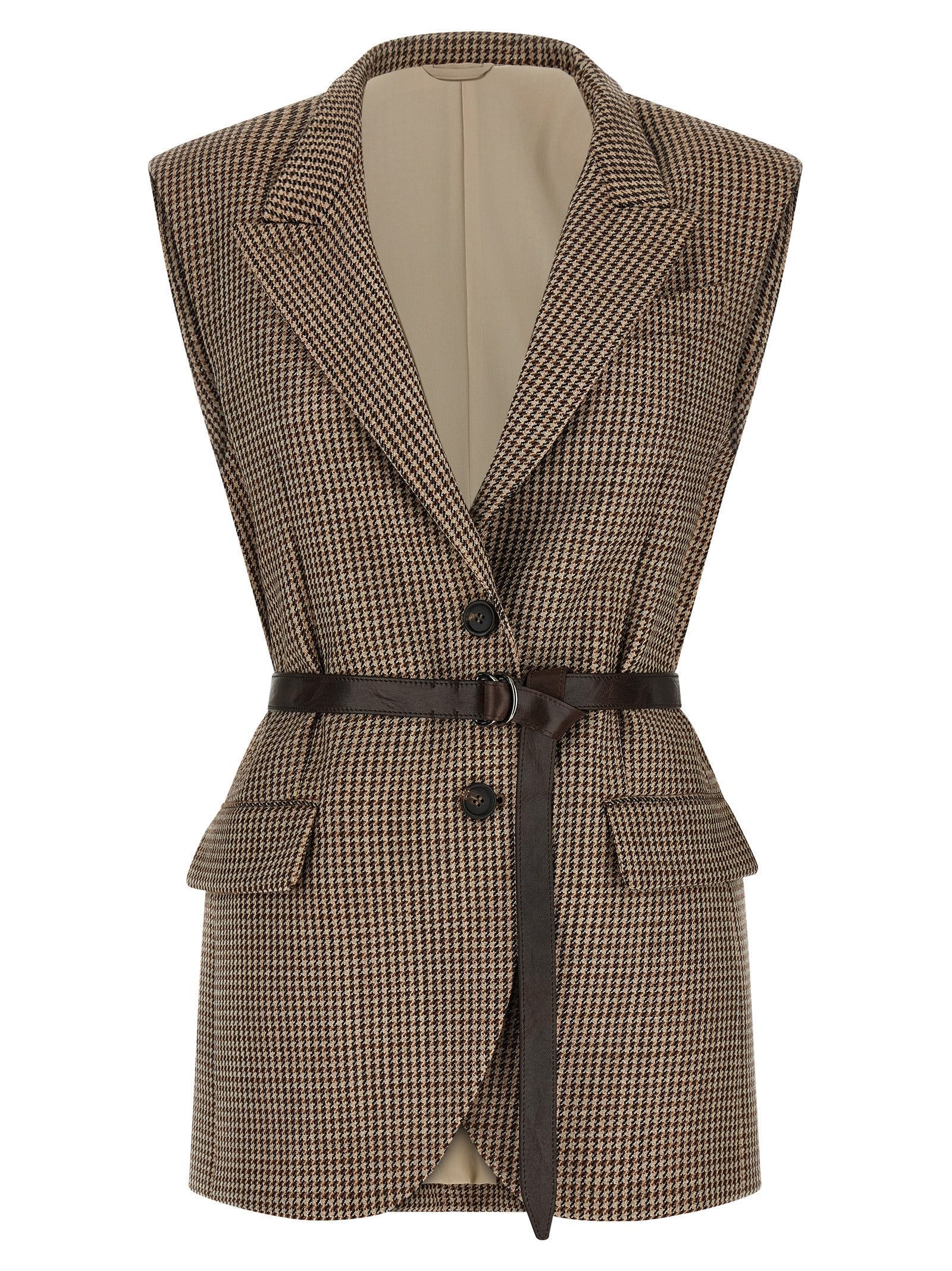 Brunello Cucinelli Women Belted Vest