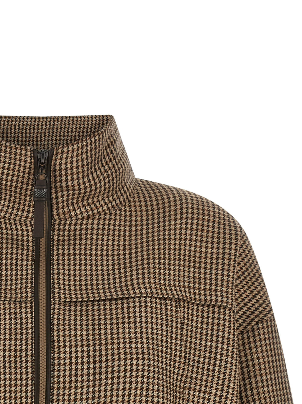 Brunello Cucinelli Women 'Shiny Zipper Pull' Jacket