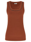 Brunello Cucinelli Women 'Shiny Trim' Top