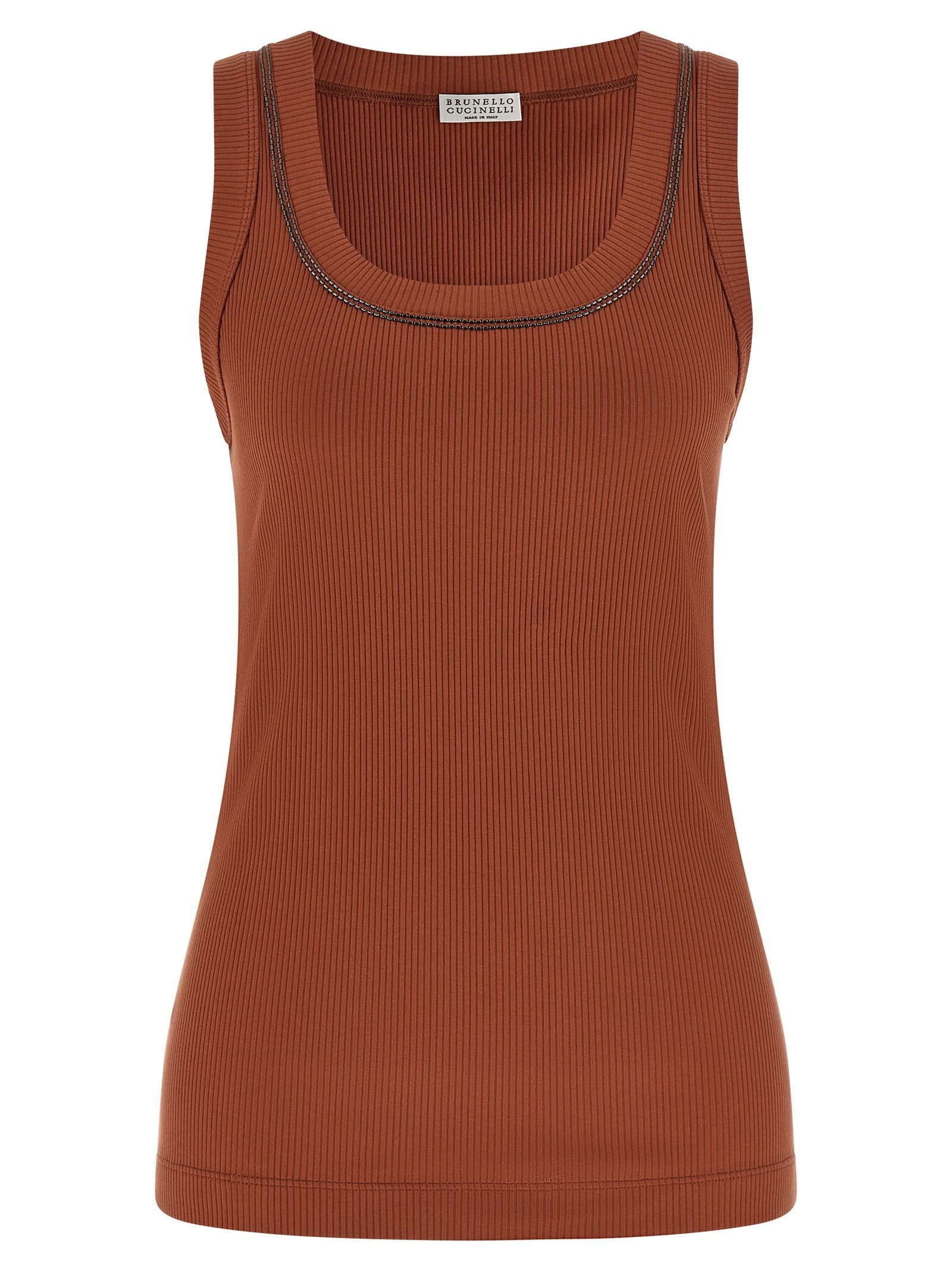 Brunello Cucinelli Women 'Shiny Trim' Top