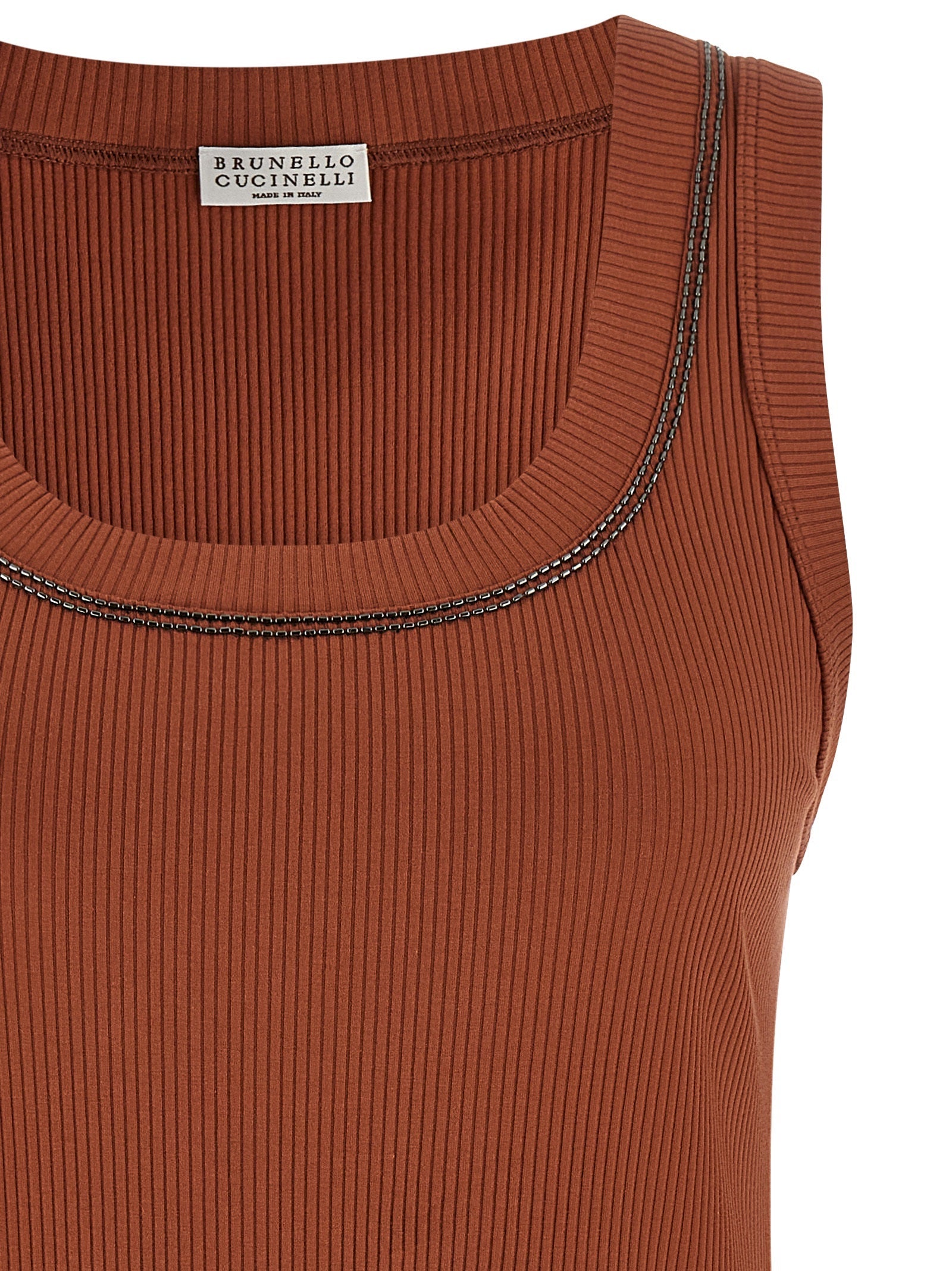 Brunello Cucinelli Women 'Shiny Trim' Top