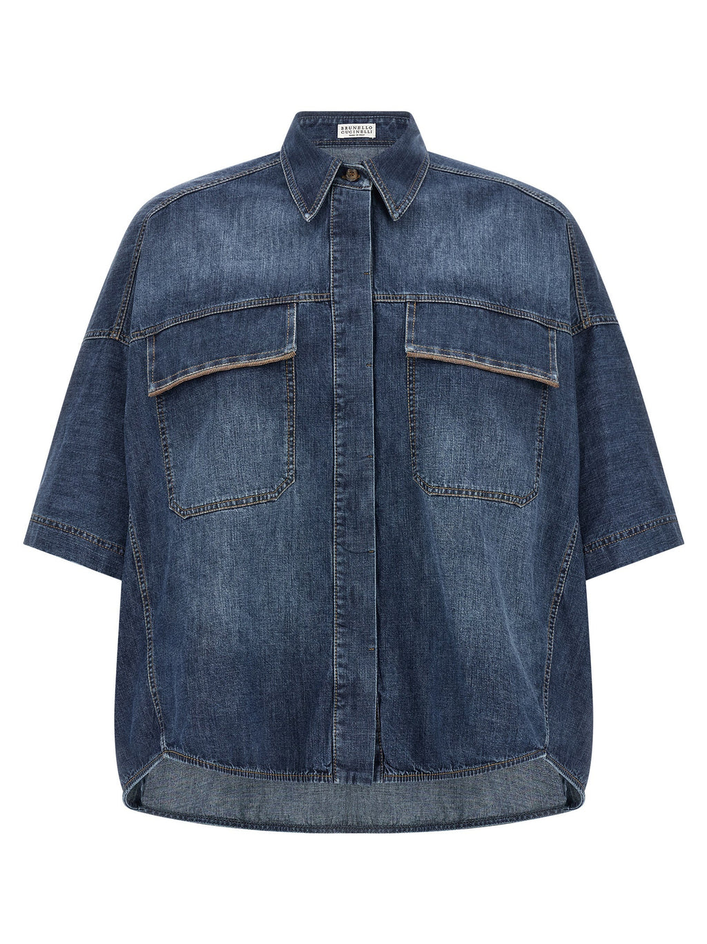 Brunello Cucinelli Women Lightweight Denim Shirt