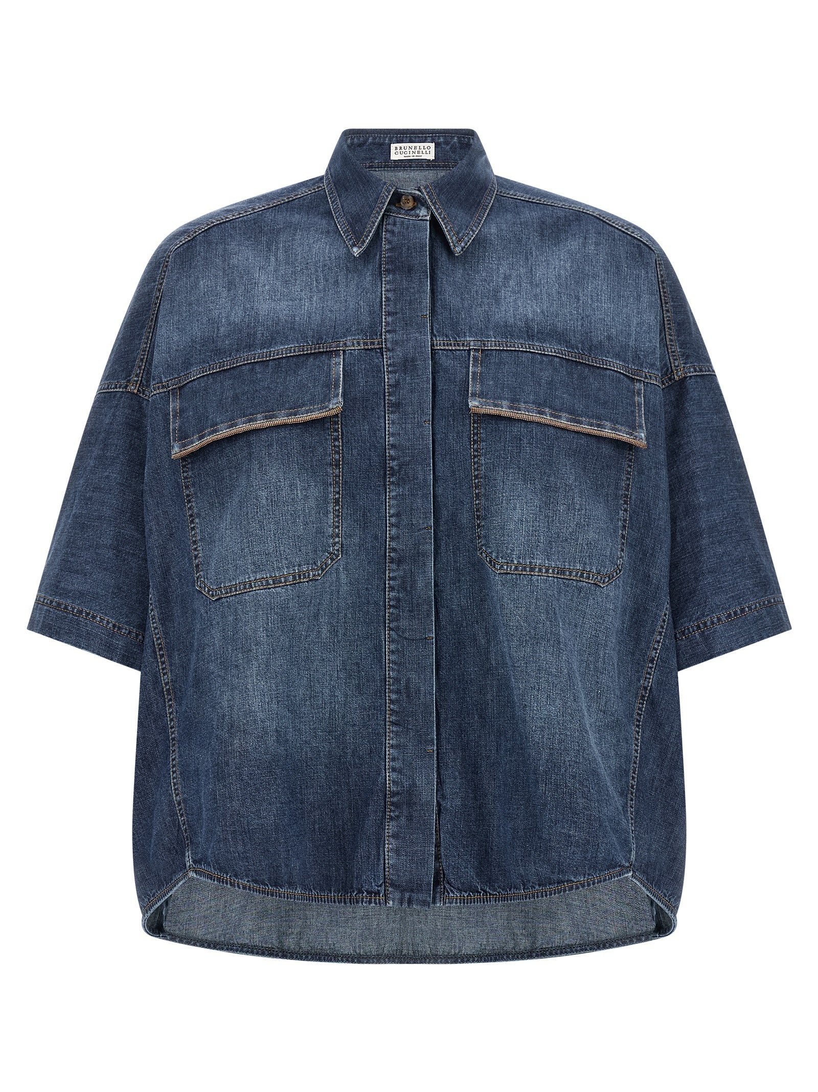Brunello Cucinelli Women Lightweight Denim Shirt