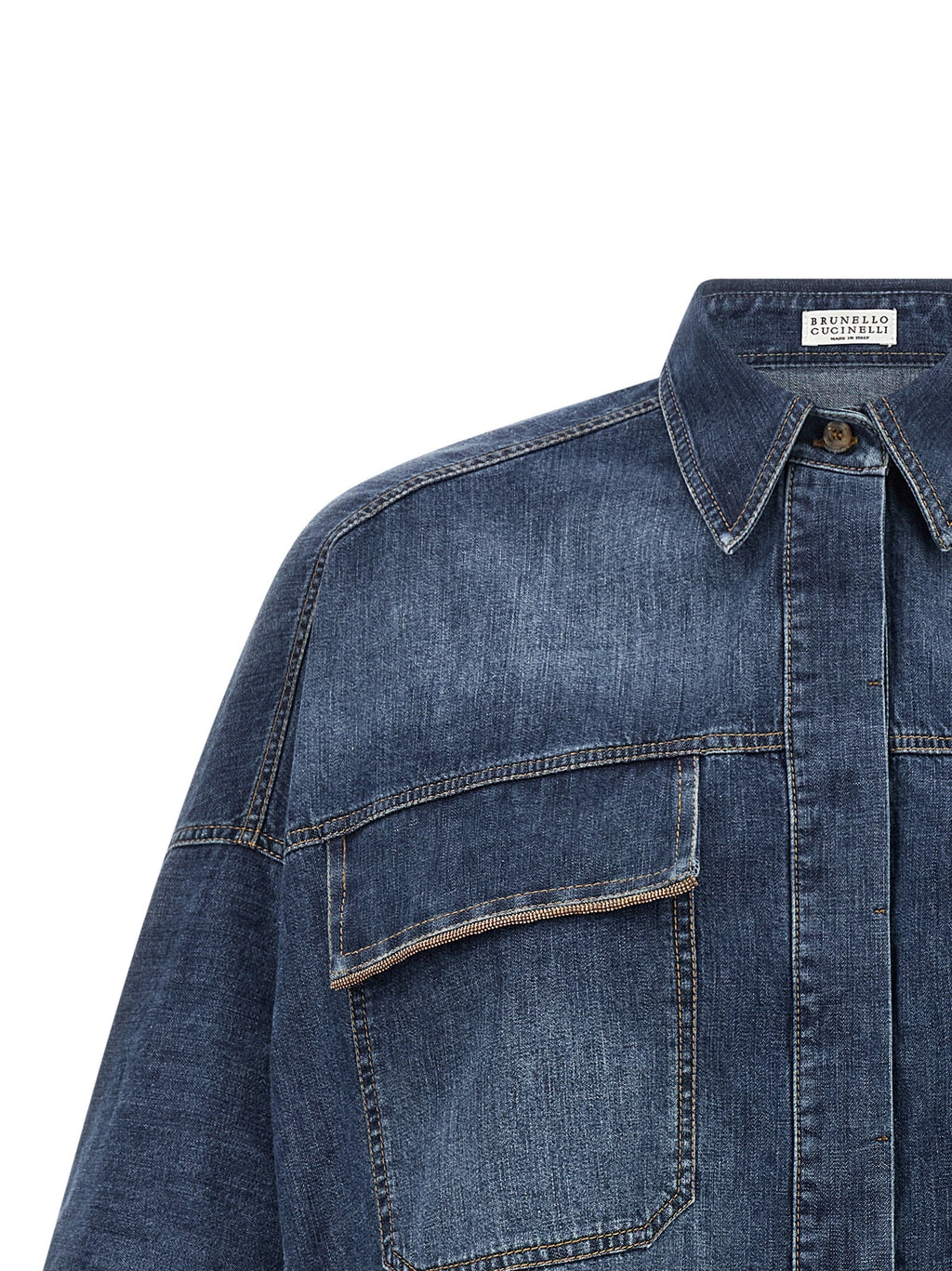 Brunello Cucinelli Women Lightweight Denim Shirt