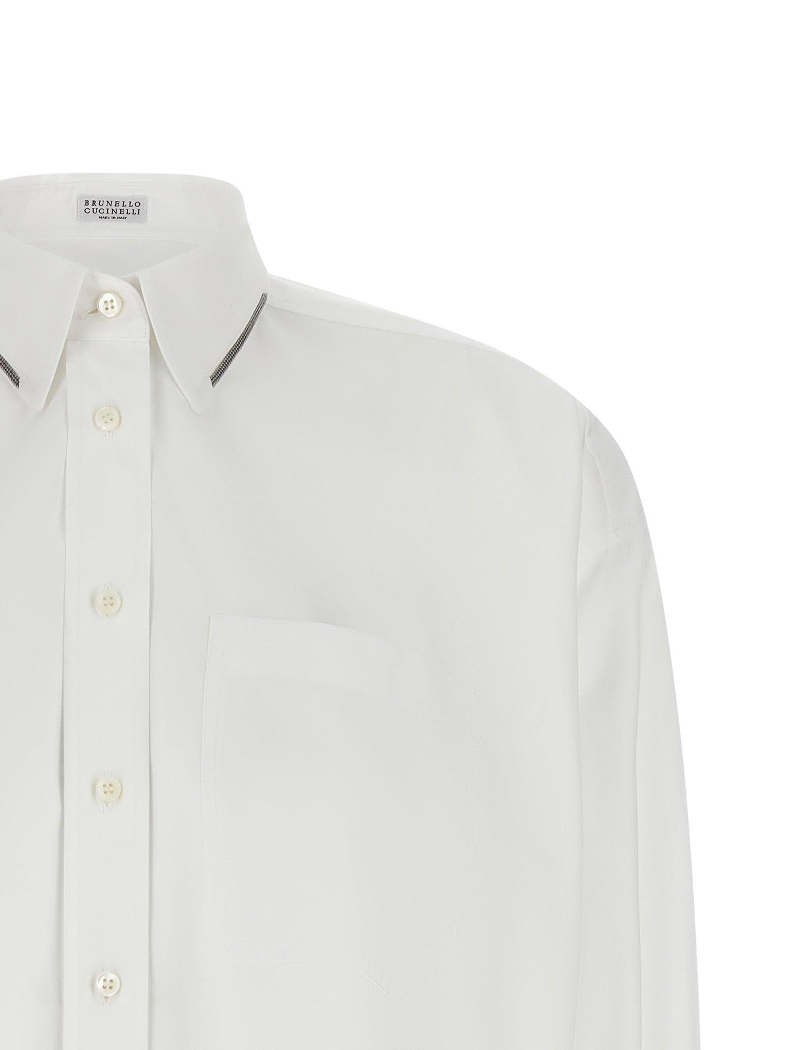 Brunello Cucinelli Women 'Shiny Trim' Shirt