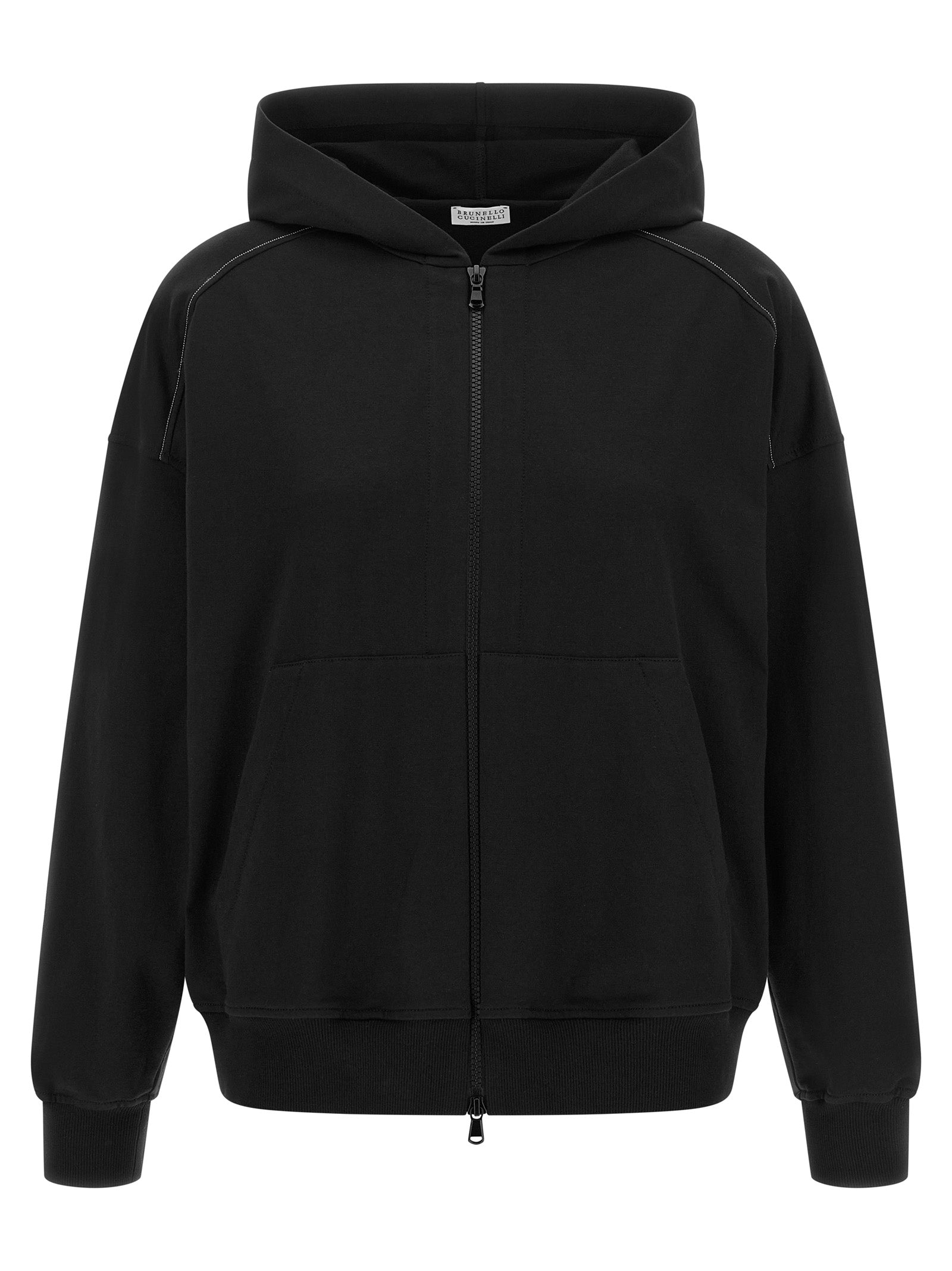 Brunello Cucinelli Women 'Shiny Trims' Hoodie