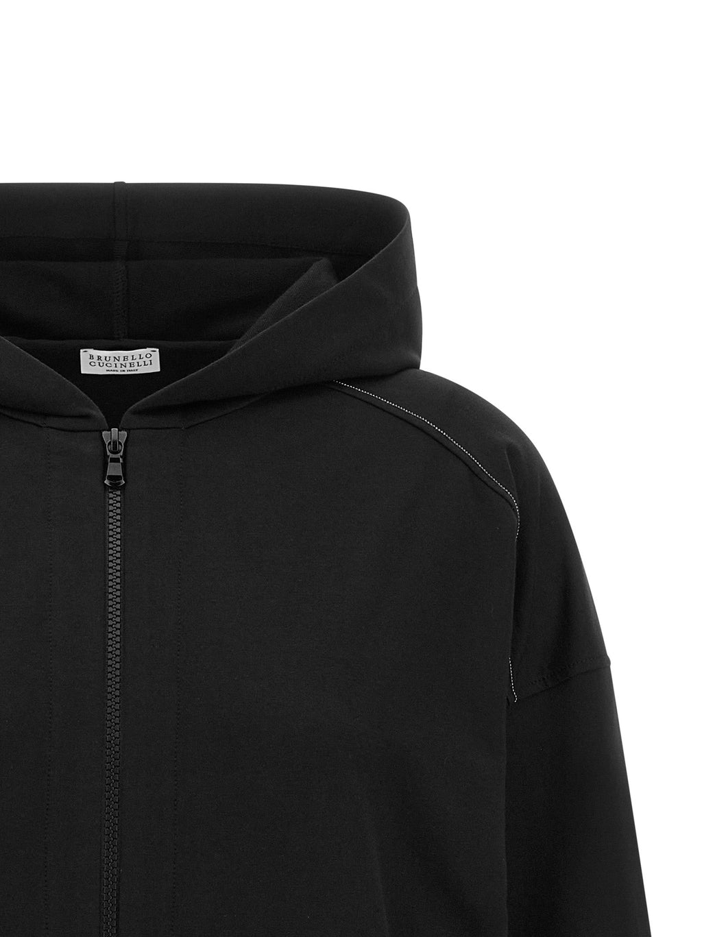 Brunello Cucinelli Women 'Shiny Trims' Hoodie