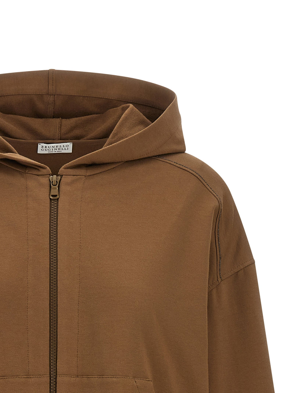 Brunello Cucinelli Women 'Shiny Trims' Hoodie