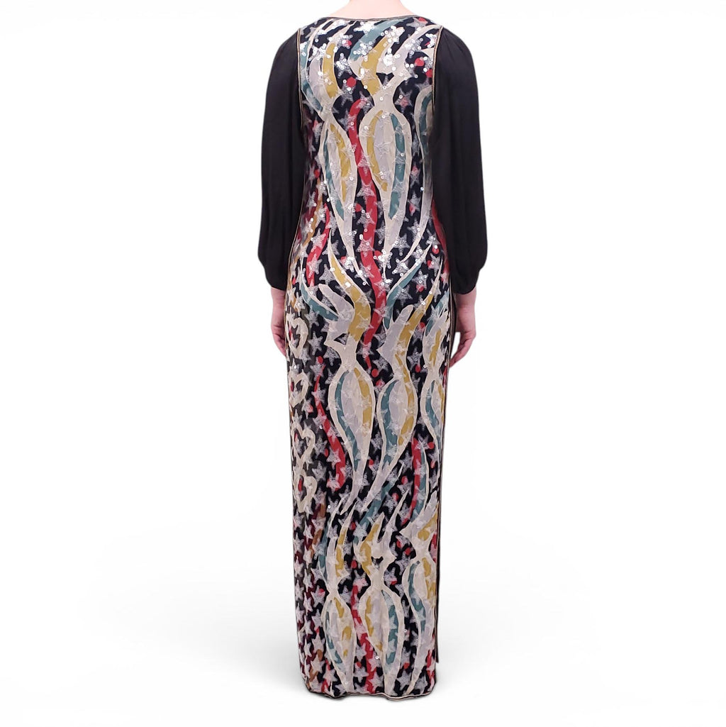 MISSONI PATTERNED STAR SEQUIN OVERLAY KIMONO JACKET - SIZE M