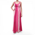 MISSONI PINK STRIPED DRESS WITH BUTTON DETAIL - SIZE 38