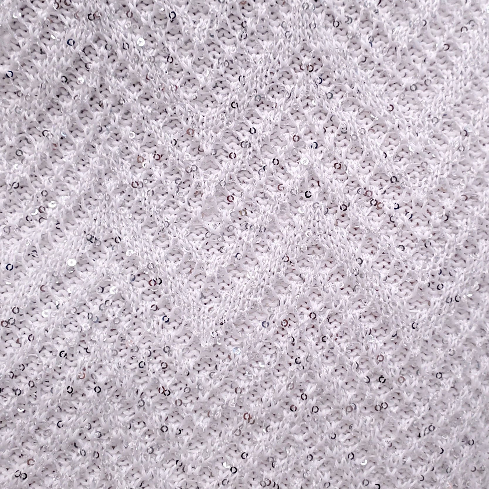 MISSONI WHITE SEQUIN MINI DRESS - SIZE 40