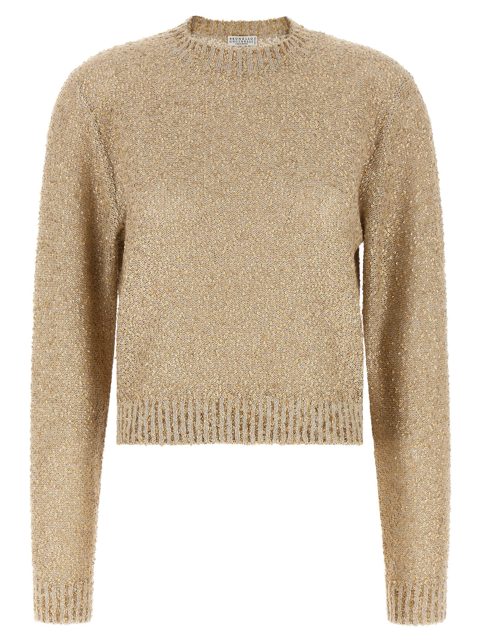 Brunello Cucinelli Women Micro Sequin Sweater