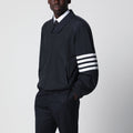 Thom Browne Lightweight Navy Blue Zip-Up Jacket Men
