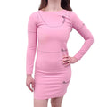 MOSCHINO COUTURE PINK GRAPHIC SCISSOR DRESS - SIZE 2