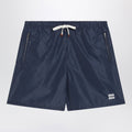 Miu Miu Tec Fabric Windproof Bermuda Shorts In Blue Women