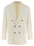 Brunello Cucinelli Men Linen Silk Blazer