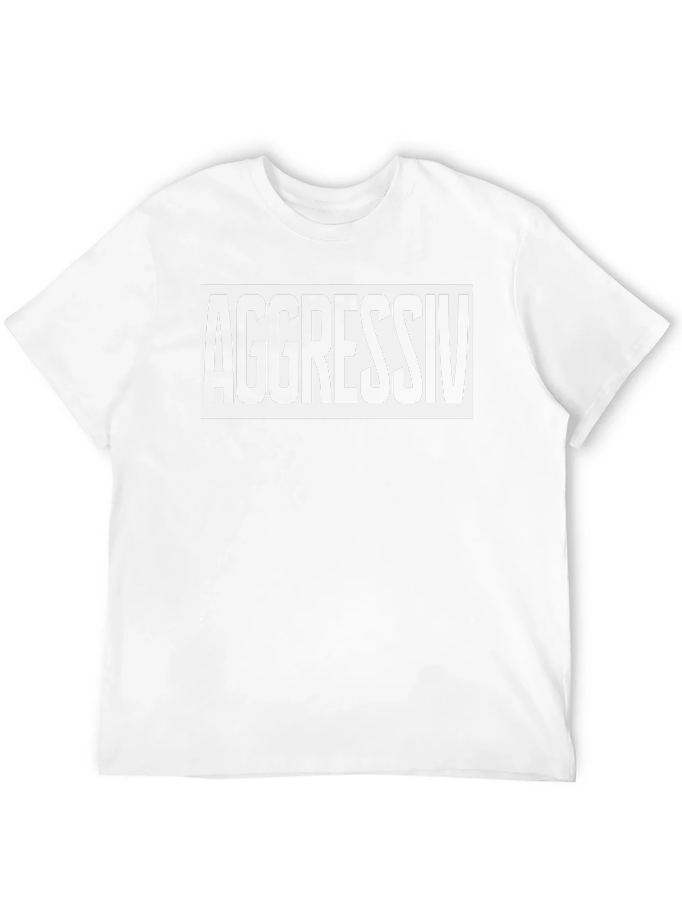 Aggressiv Graphic Tee - Bold Statement T-Shirt