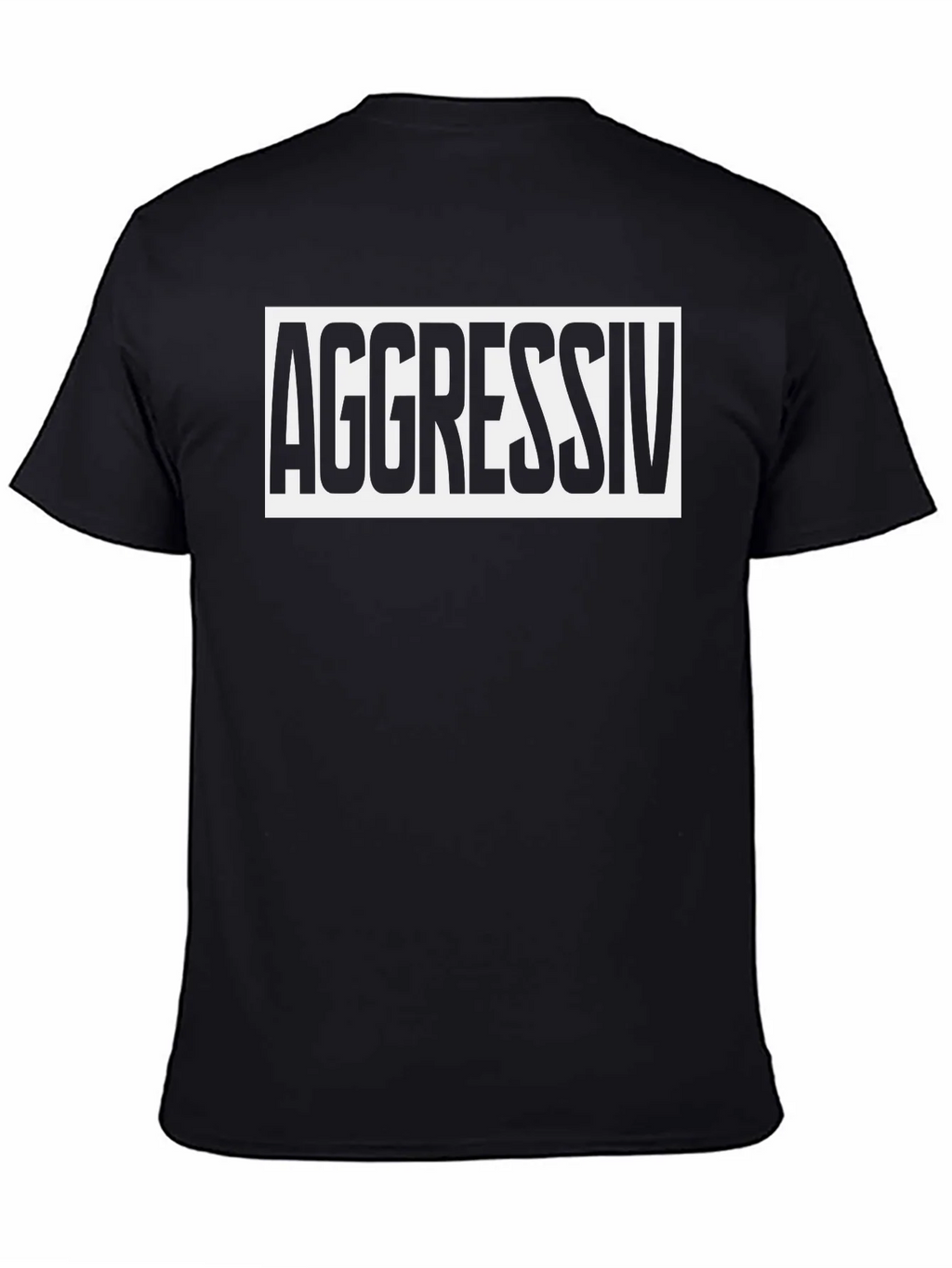Aggressiv Graphic Tee - Bold Statement T-Shirt