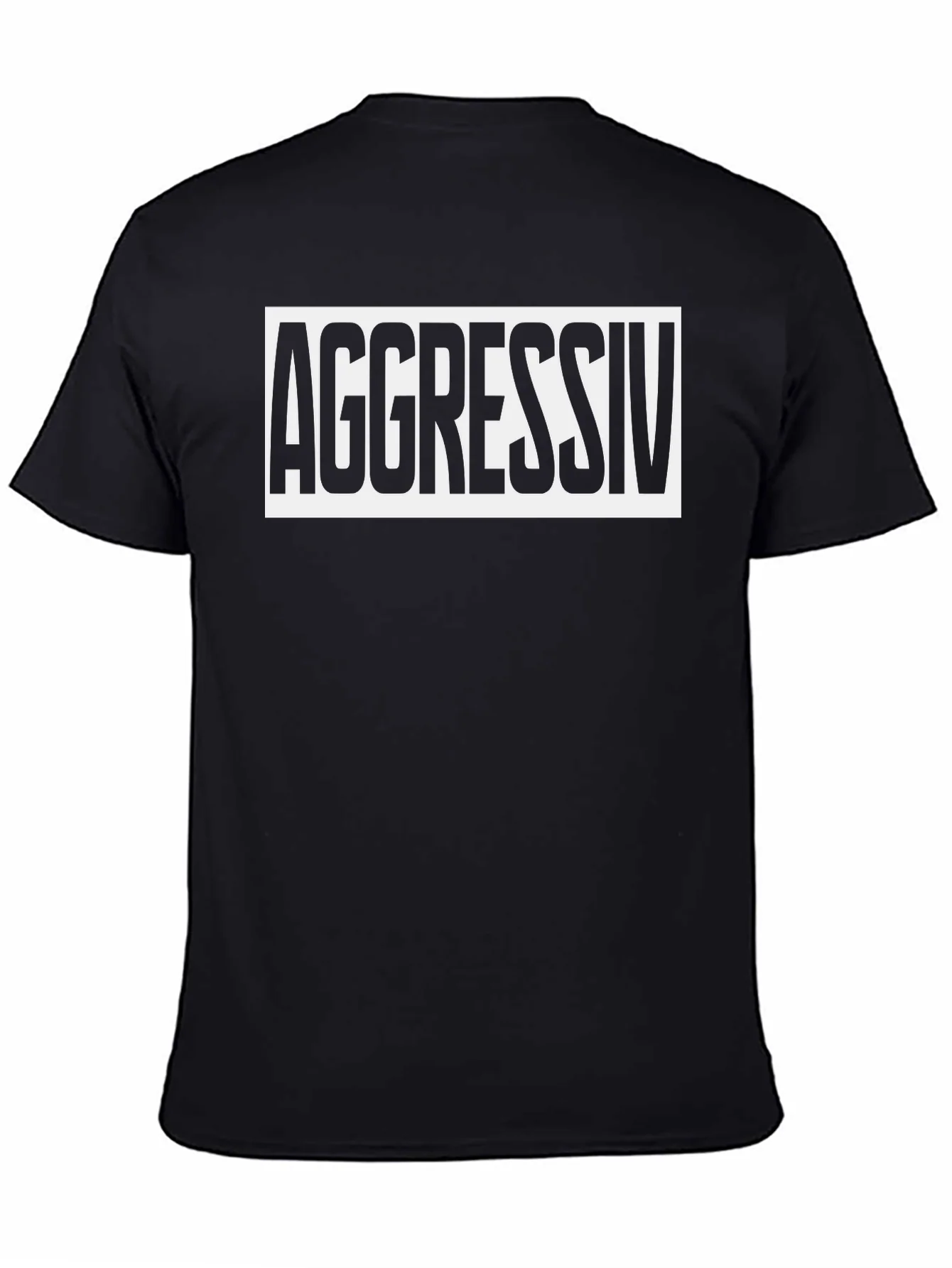Aggressiv Graphic Tee - Bold Statement T-Shirt