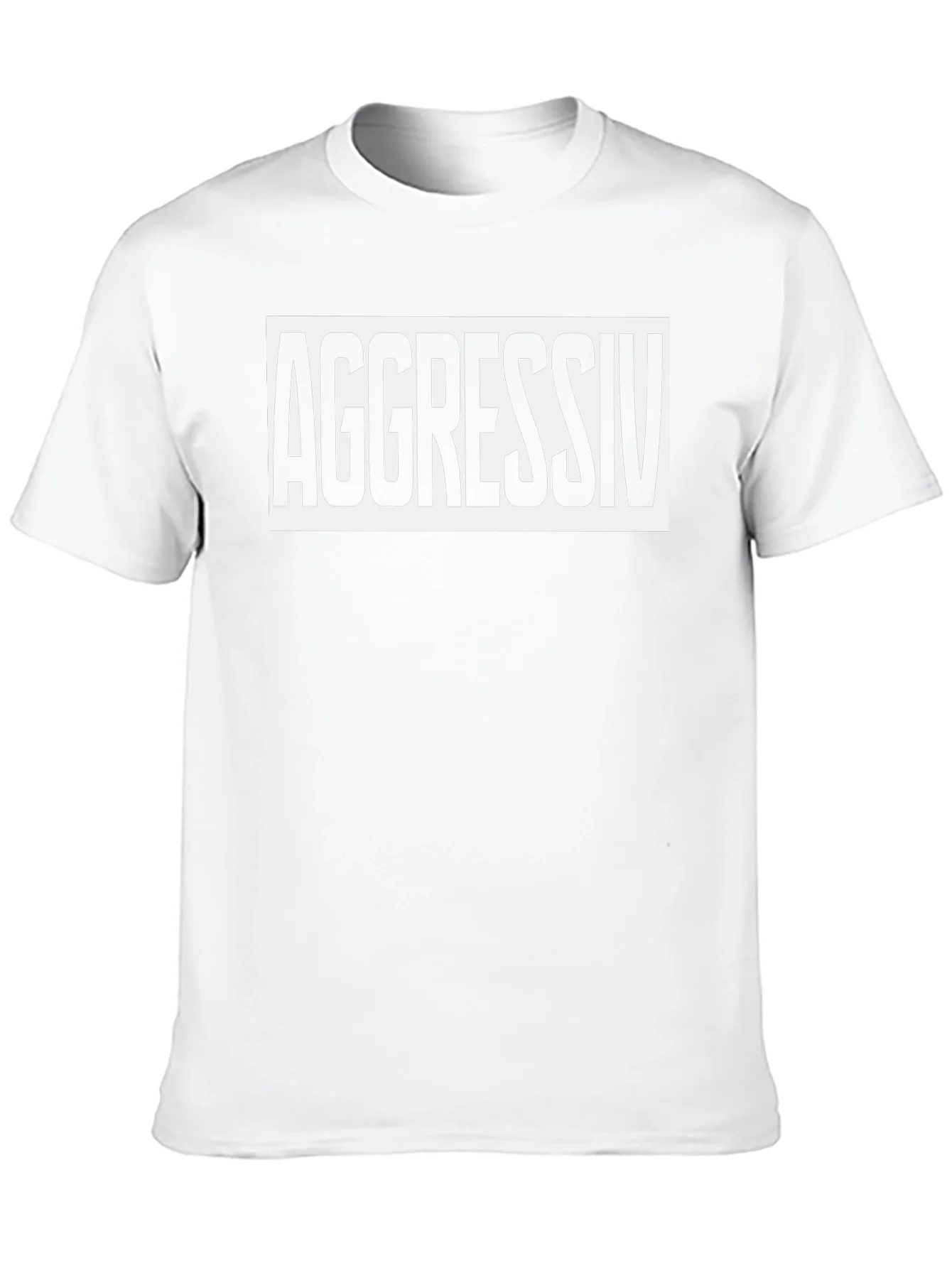 Aggressiv Graphic Tee - Bold Statement T-Shirt