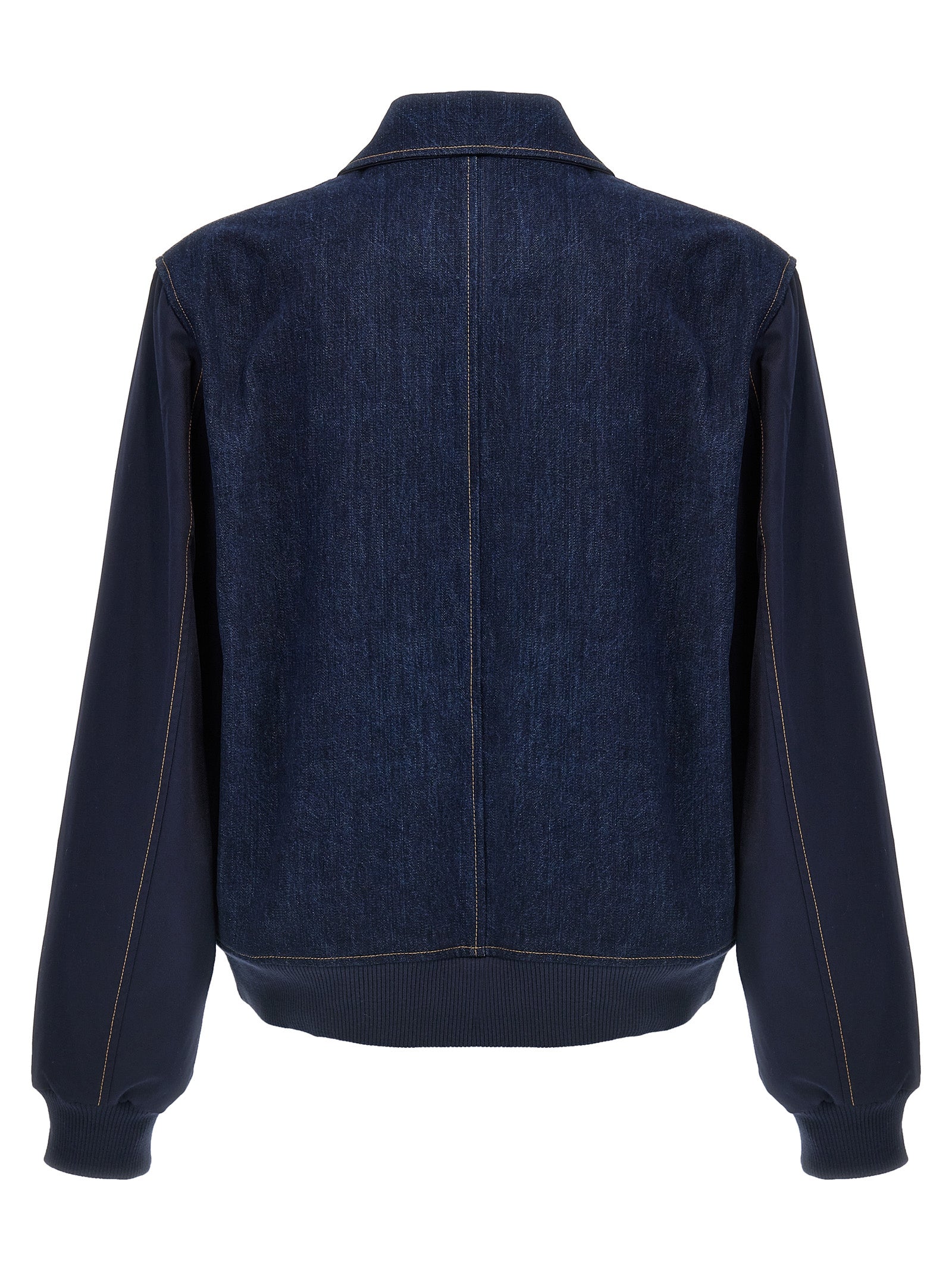 Wales Bonner Men 'The Echo Denim Varsity' Jacket