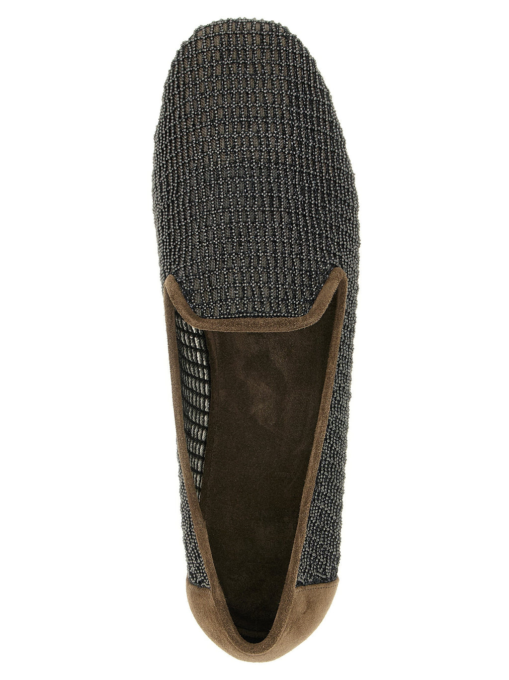 Brunello Cucinelli Women 'Embroidery' Mesh Loafers