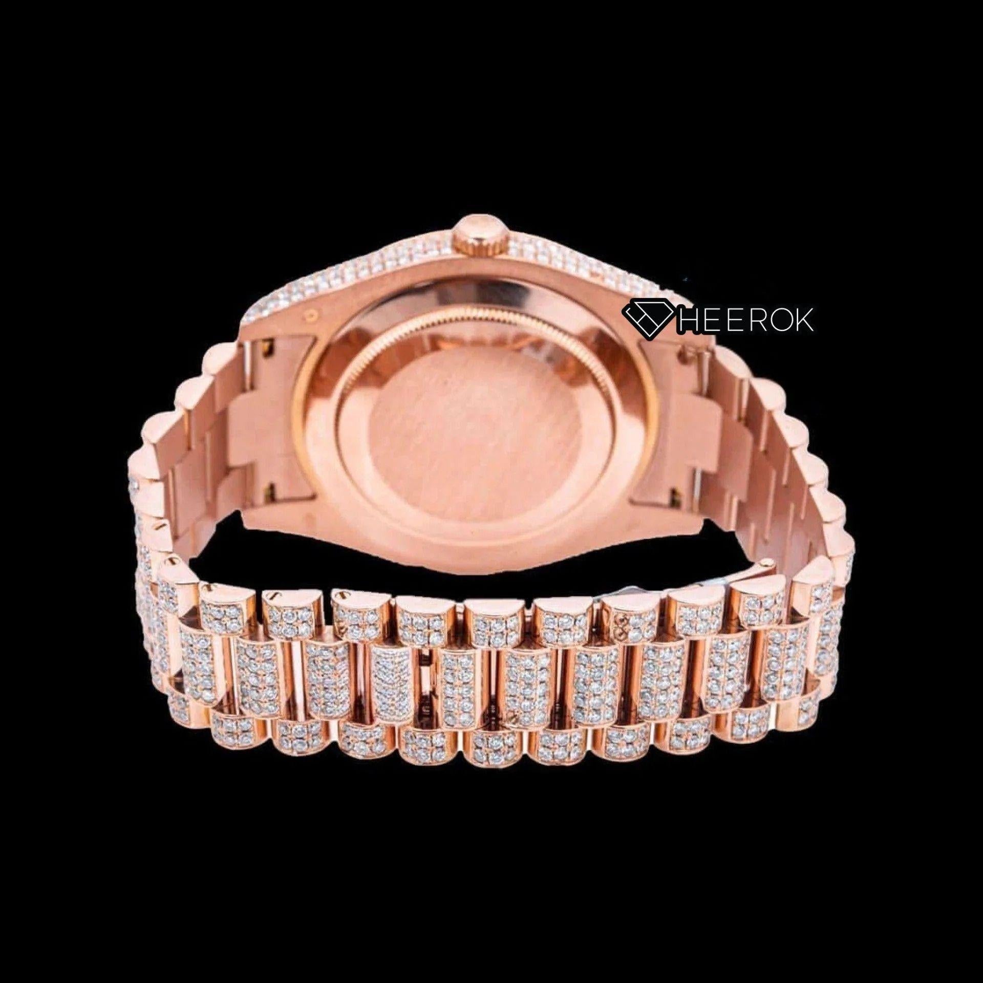 Moissanite Rolex Watch
