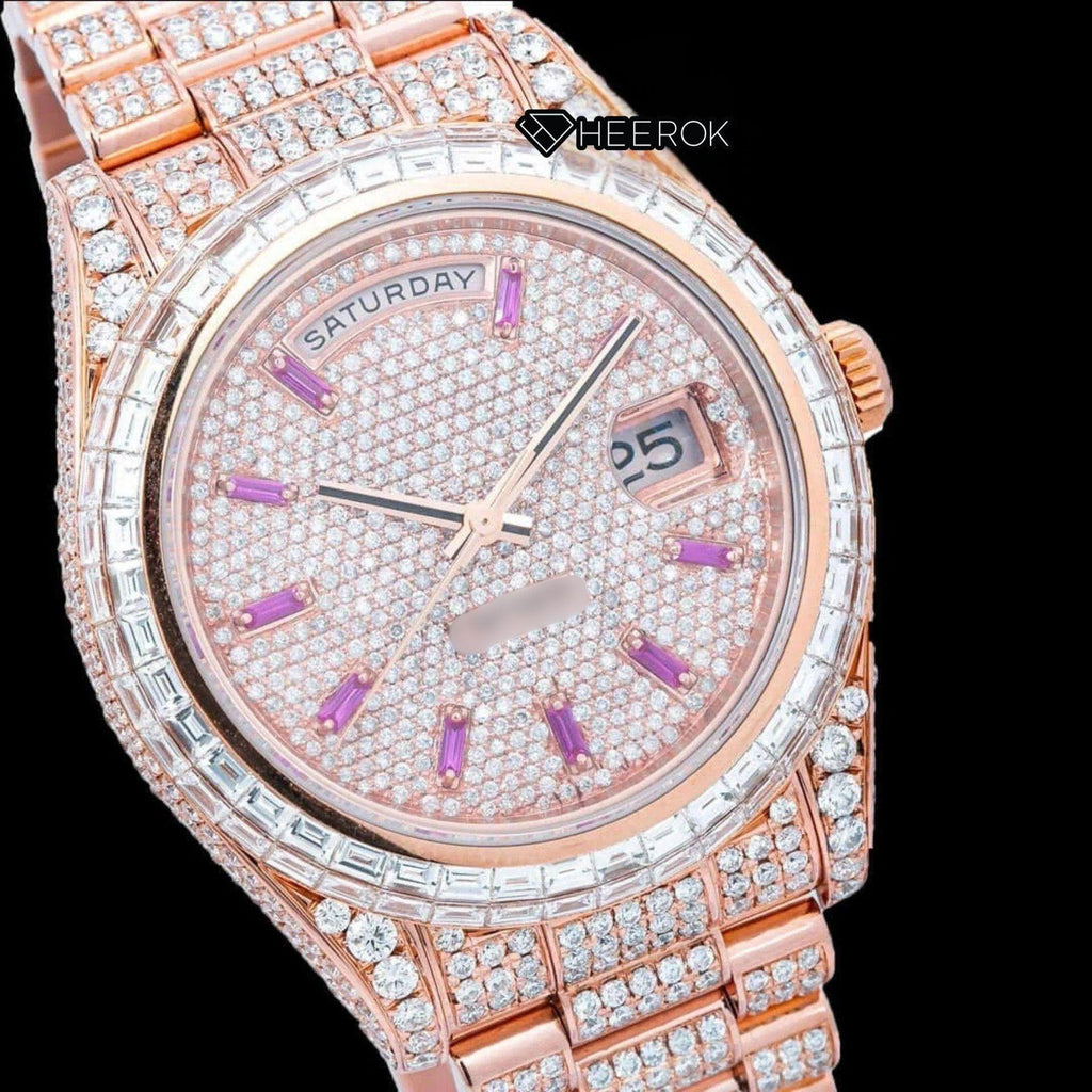 Moissanite Rolex Watch
