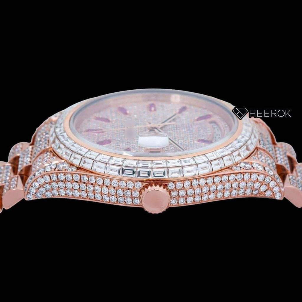 Moissanite Rolex Watch