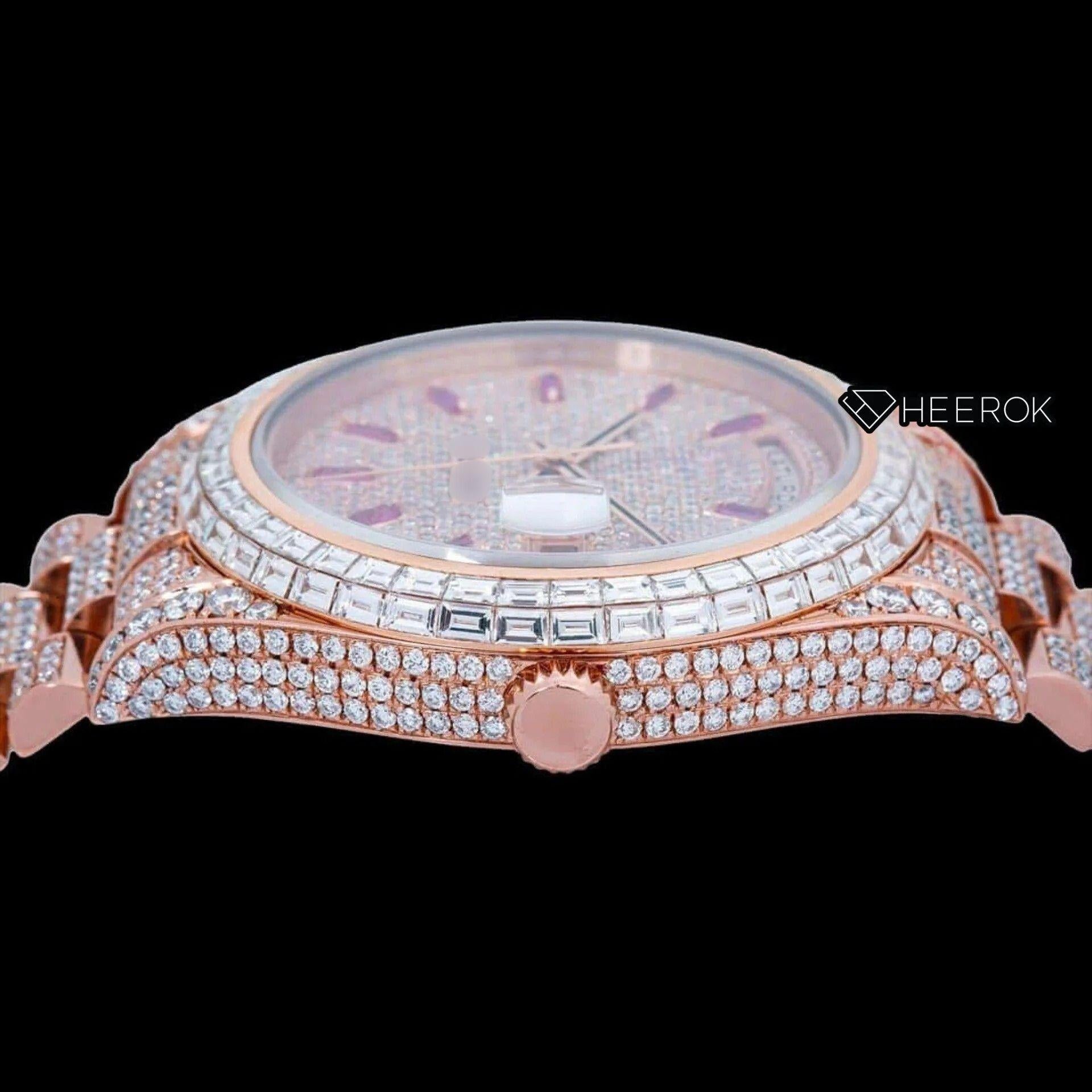 Moissanite Rolex Watch