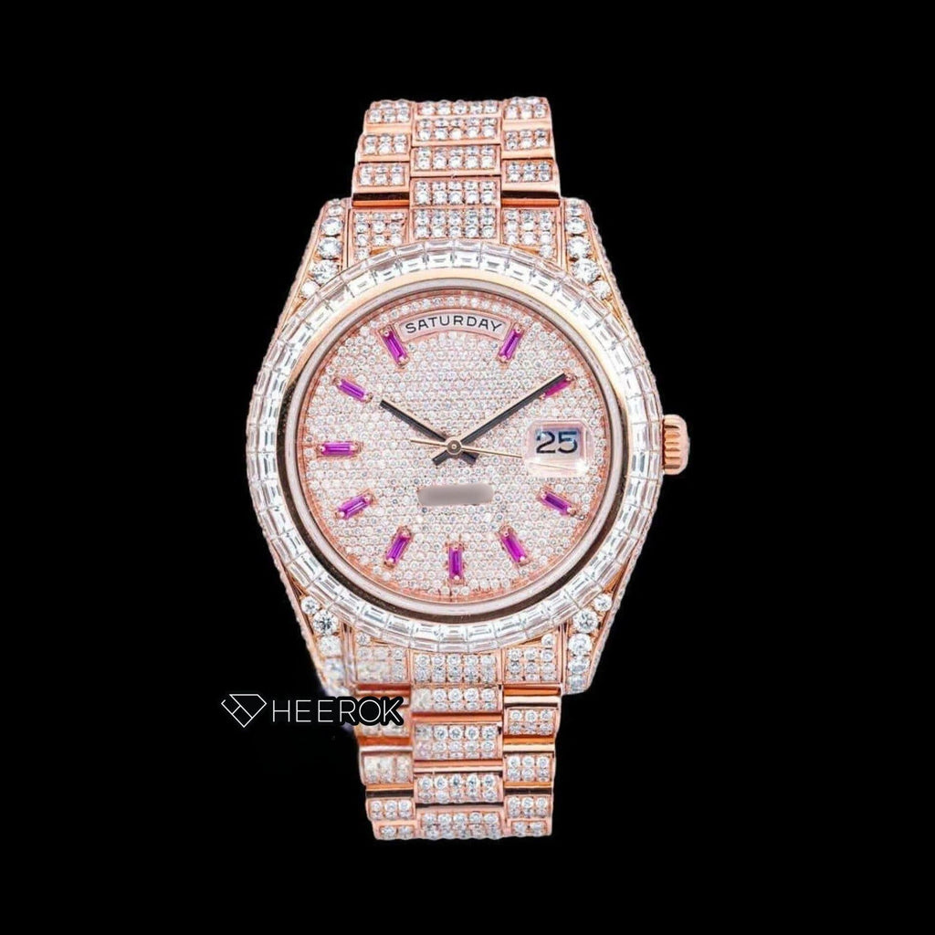 Moissanite Rolex Watch