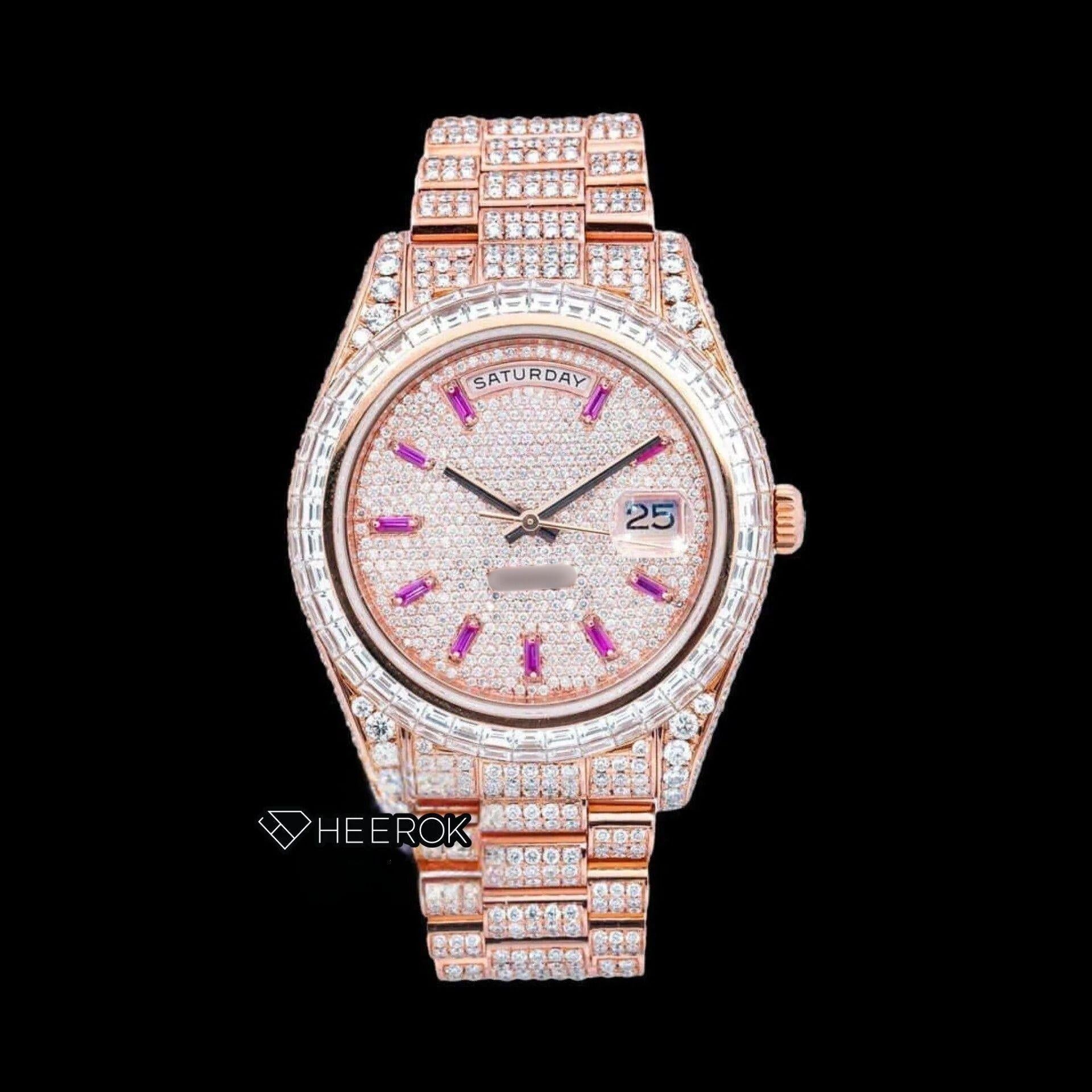 Moissanite Rolex Watch