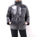 N°21 BLACK LOGO PUFFER JACKET - SIZE 14Y/XS