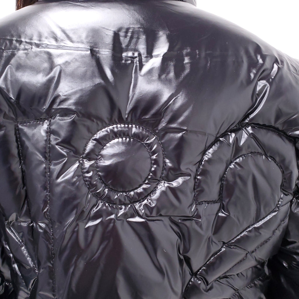 N°21 BLACK LOGO PUFFER JACKET - SIZE 14Y/XS