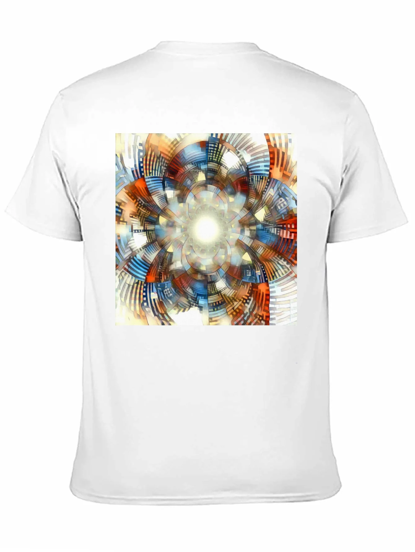 Abstract Geometric Print T-Shirt