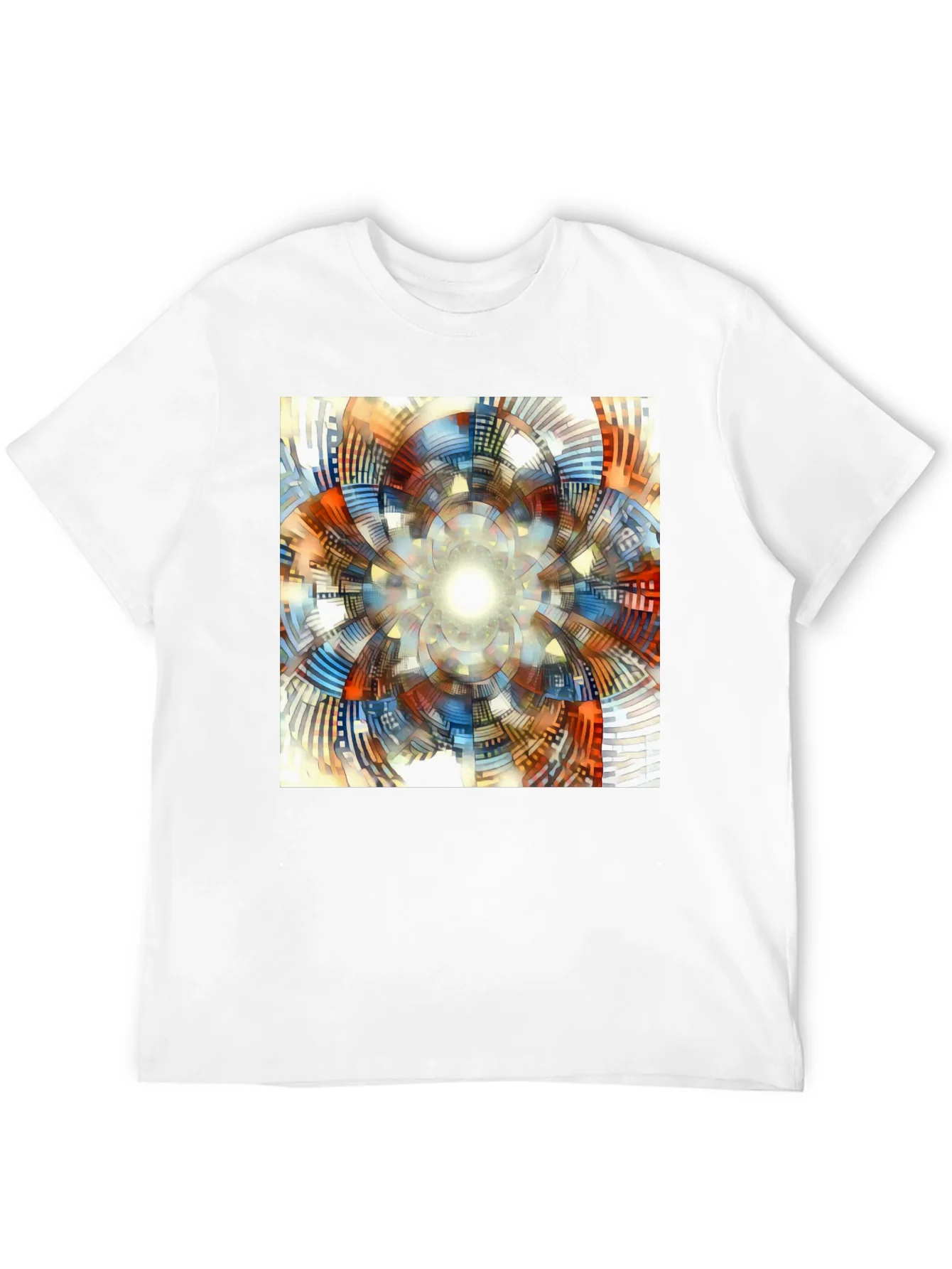 Abstract Geometric Print T-Shirt
