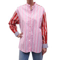 ODEEH MULTICOLOURED STRIPED BLOUSE - SIZE 40
