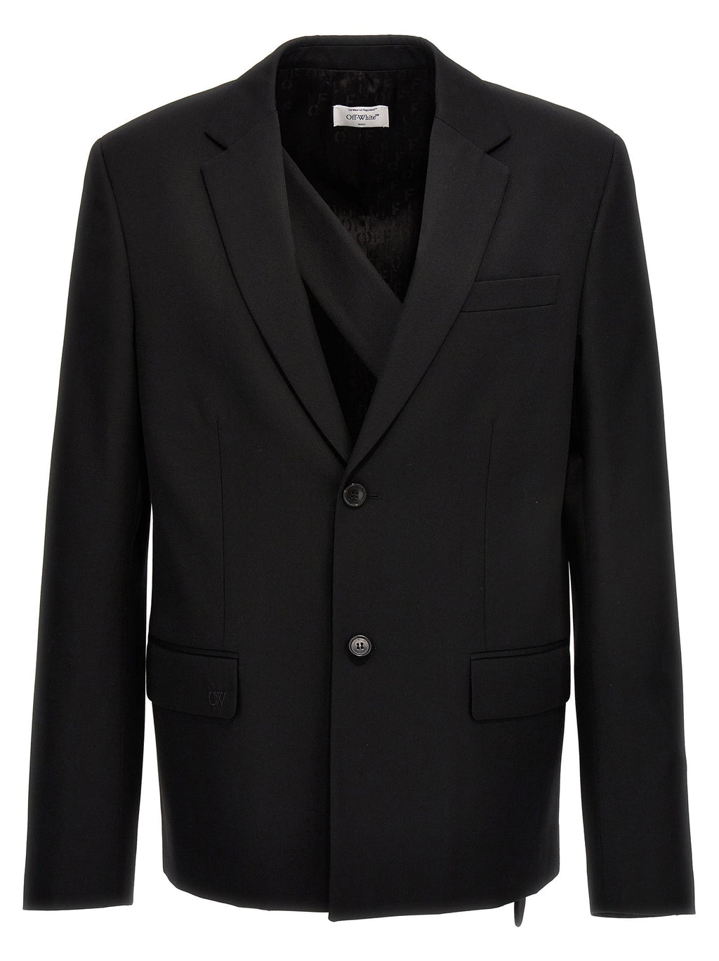 Off-White Men 'Ow Embroidery' Blazer