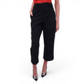 OSCAR DE LA RENTA BLACK LACE TROUSERS - SIZE 8