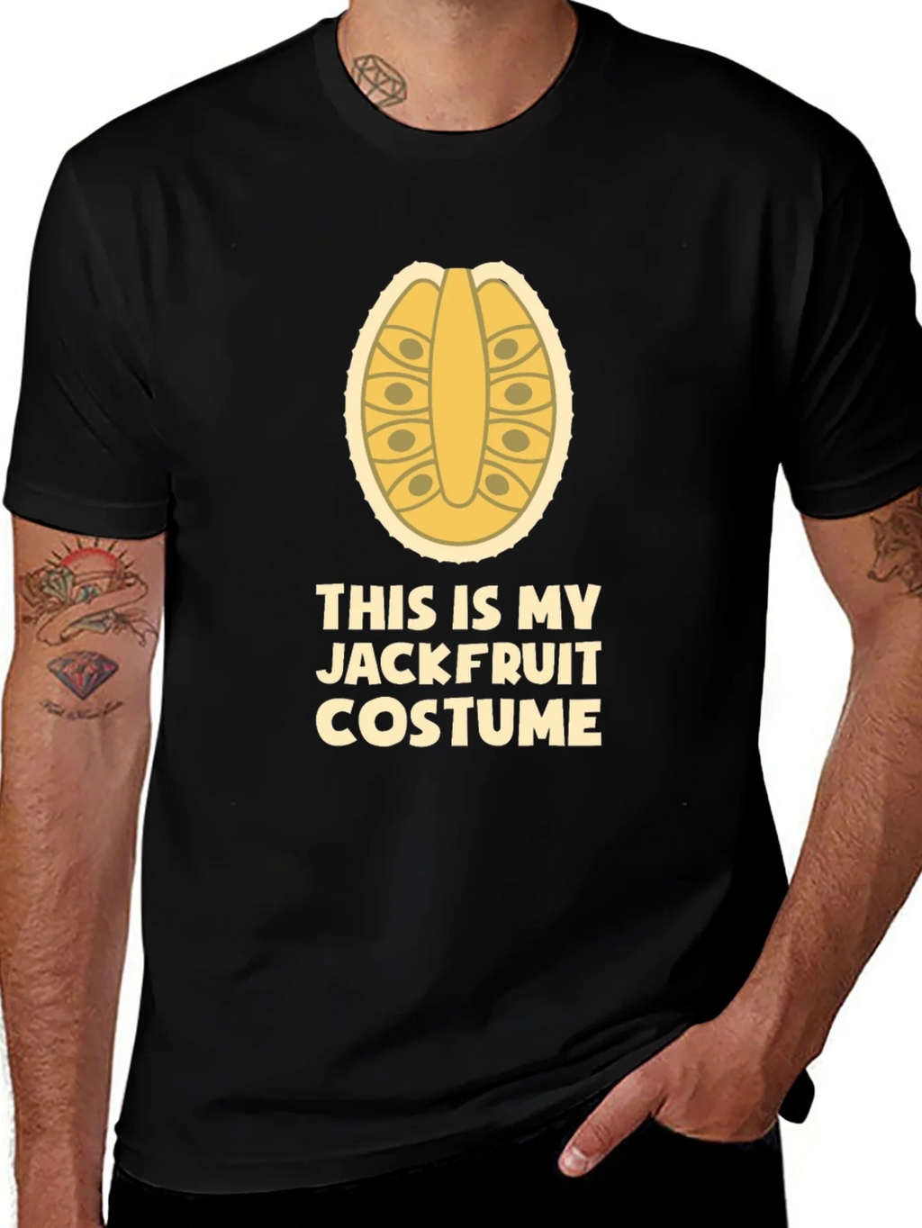 Funny Jackfruit Costume T-Shirt - Foodie Halloween Tee