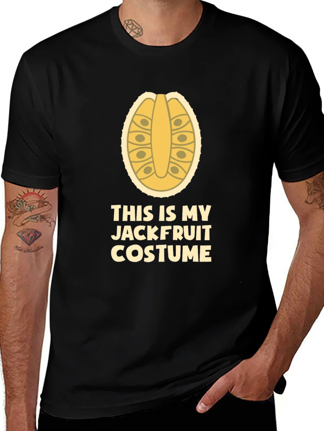 Funny Jackfruit Costume T-Shirt - Foodie Halloween Tee