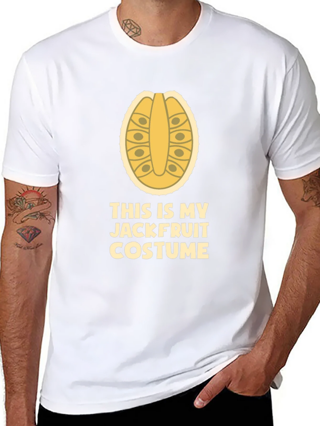 Funny Jackfruit Costume T-Shirt - Foodie Halloween Tee