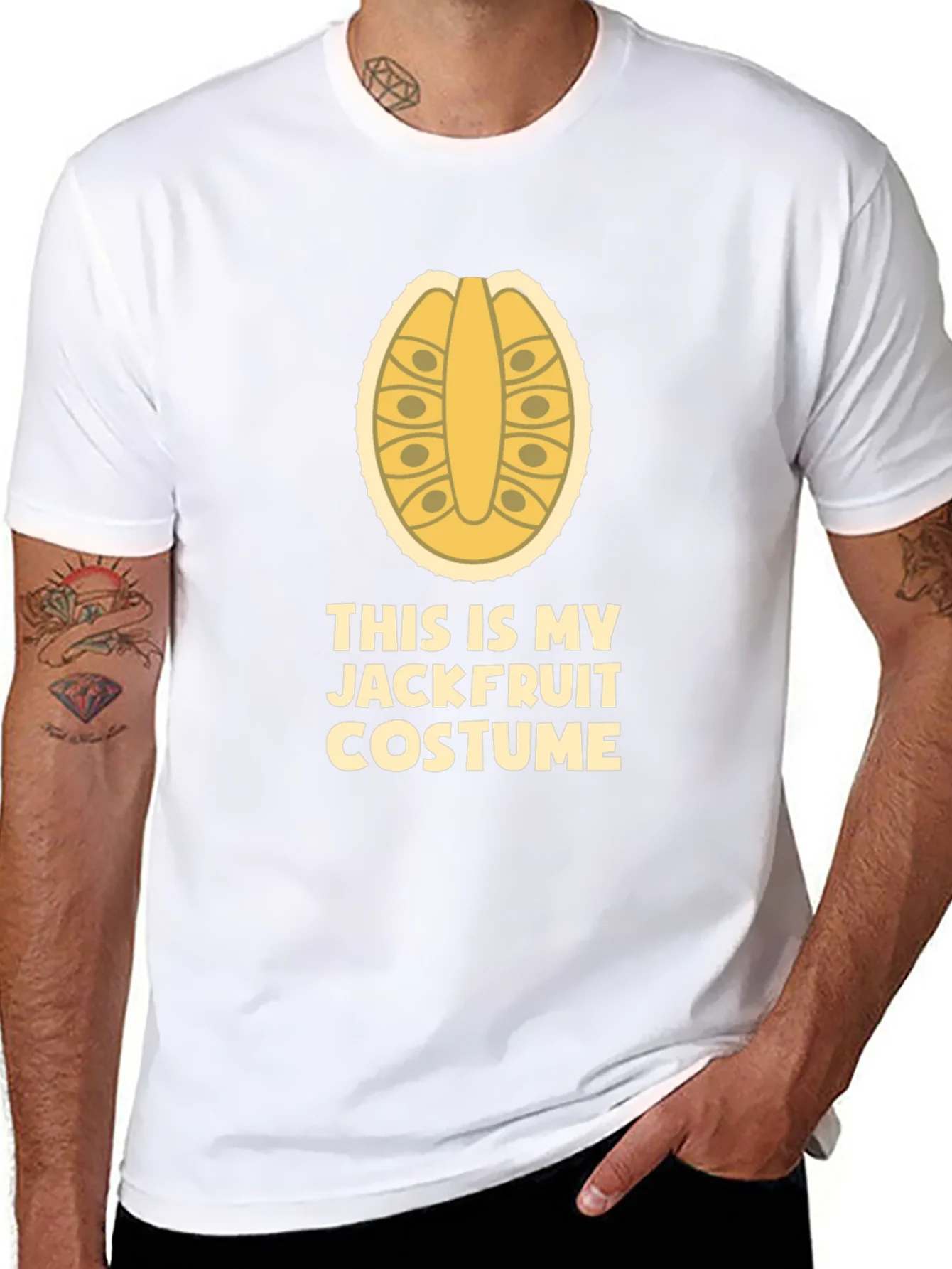 Funny Jackfruit Costume T-Shirt - Foodie Halloween Tee