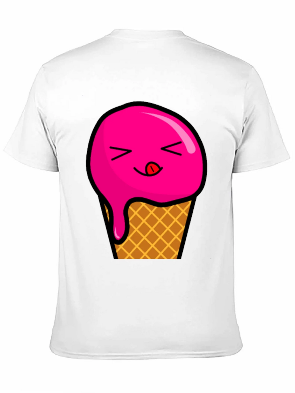 Ice Cream Graphic Tee - Unisex Black T-Shirt
