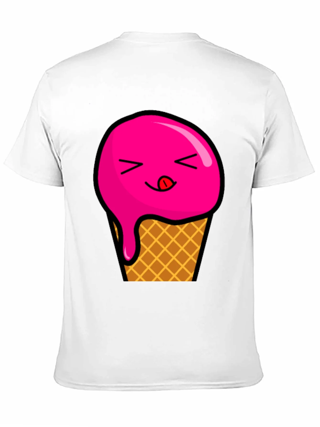 Ice Cream Graphic Tee - Unisex Black T-Shirt